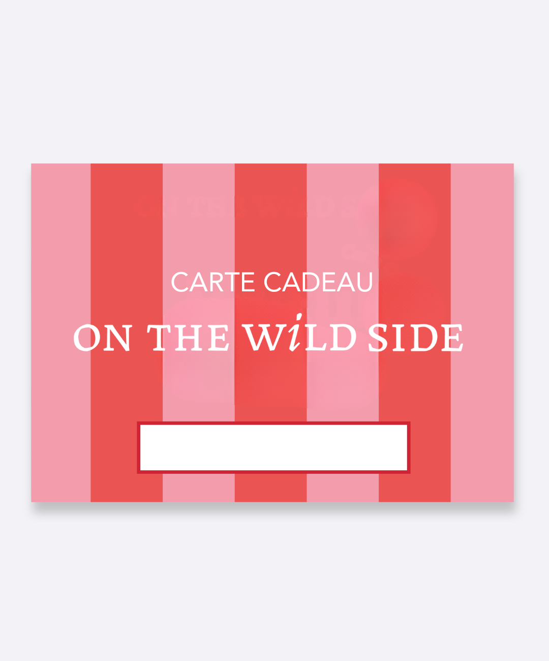 On The Wild Side Gift Card