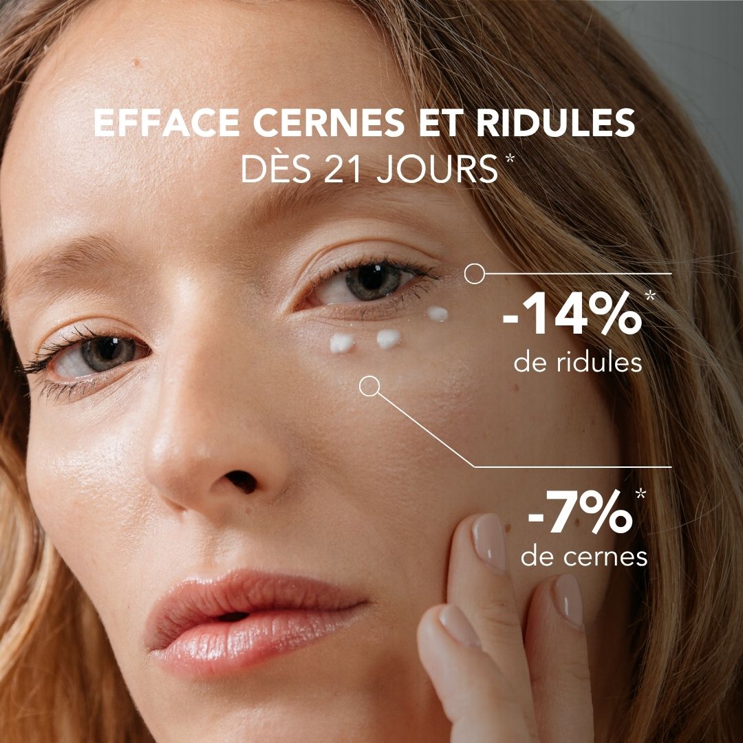 Baume Yeux Lissant et Anti-Cernes : Cernes et ridules DÈS 21 JOURS -14% de ridules de cernes