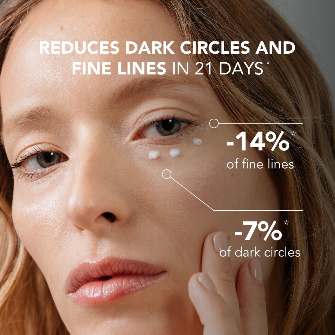 Smoothing and Anti-Dark Circle Eye Balm : REDUCES DARK CIRCLES AND FINE LINES IN 21 DAYS -14% of fine lines of dark circles