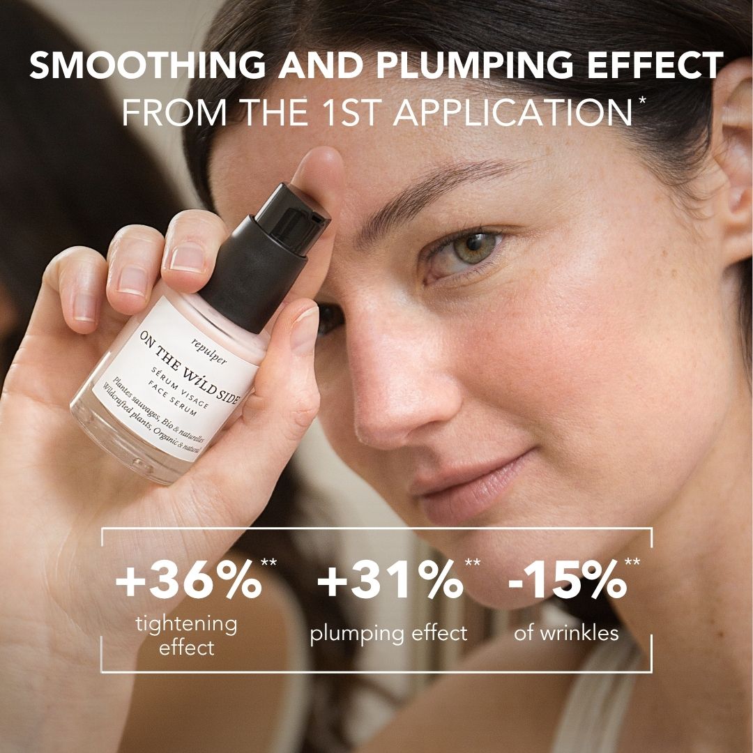 "Radiance Booster" Ritual : SMOOTHING AND PLUMPING EFFECT FROM THE 1ST APPLICATION +36% tightening effect +31% -15%