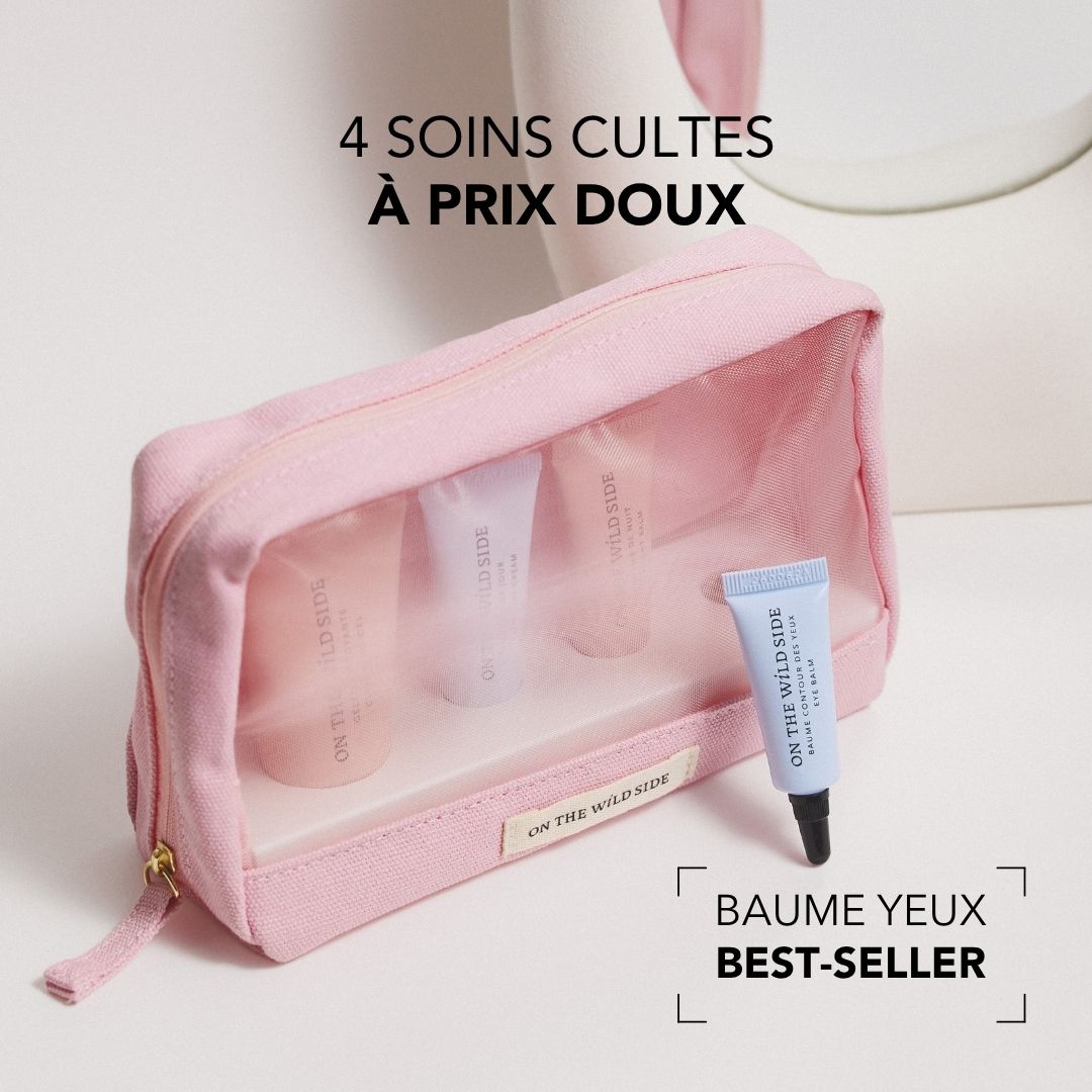 La Trousse Découverte : BEST-SELLER BAUME YEUX 4 SOINS CULTES À PRIX DOUX